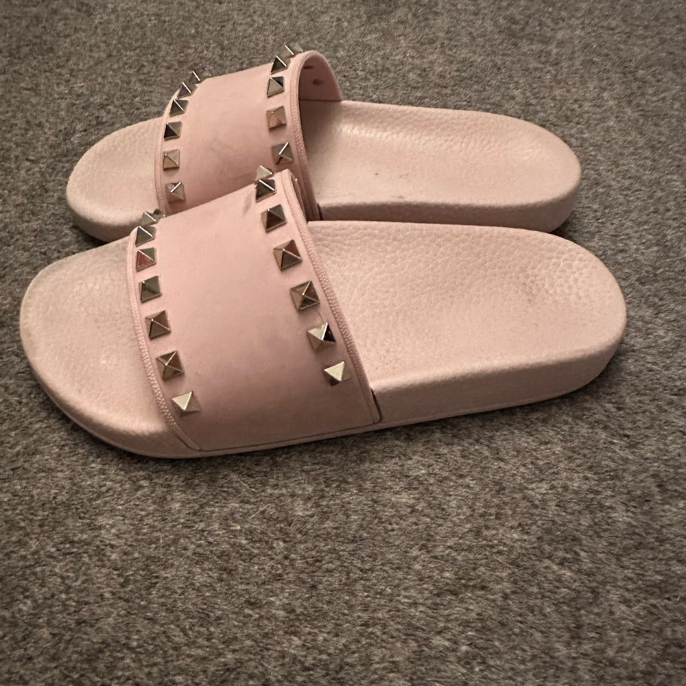 Valentino rock-stud slides
